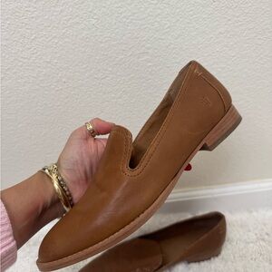Frye Tan Leather Loafers